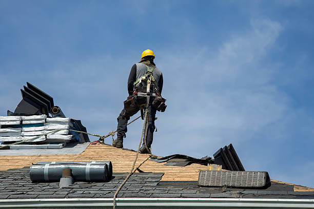 Professional Metal Roofing technician working in Bakersville, NC
